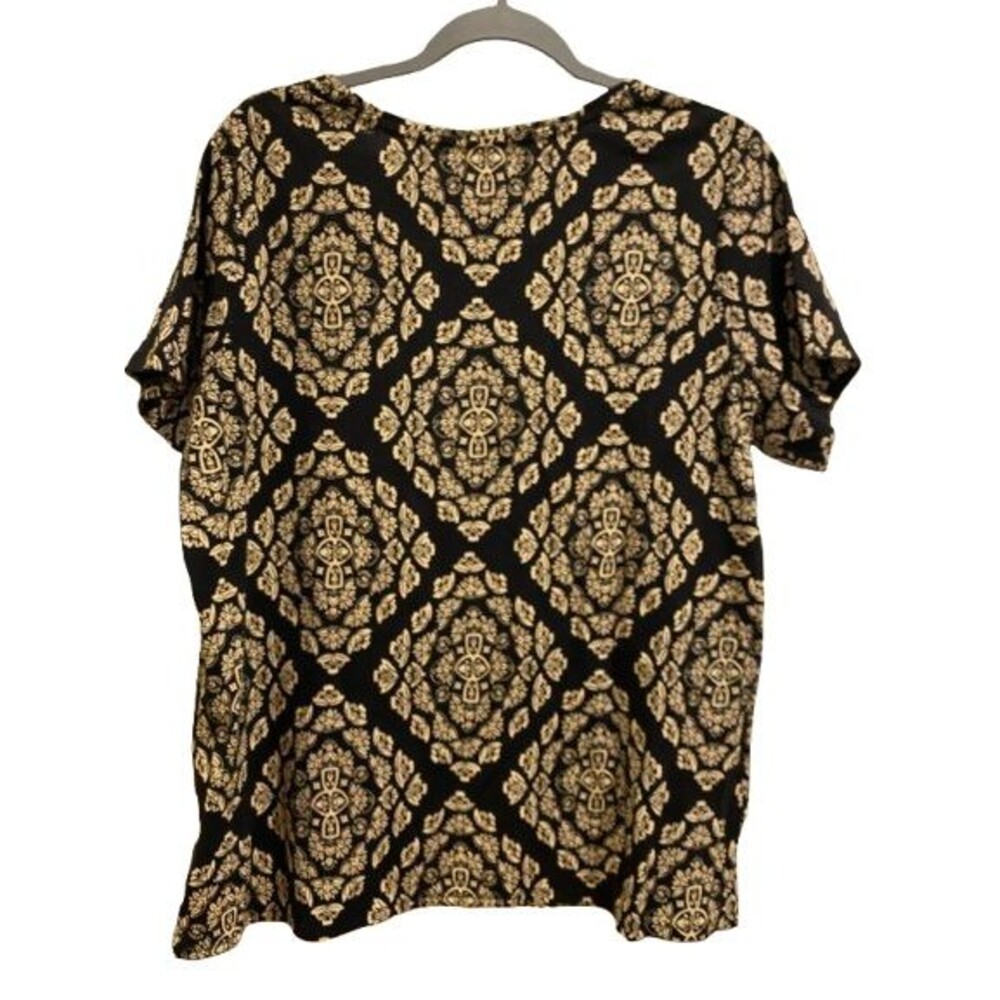 Women's XXL T-Shirt Top Croft & Barrow Short Sleeve Crewneck Cotton Classic NWT - Picture 2 of 3